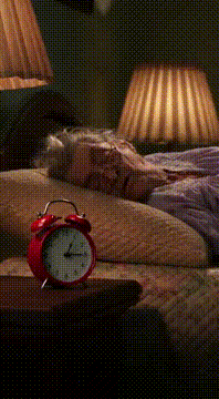AI generated video: A hyperrealistic painting. An old woman is sleeping on the bed when suddenly an…