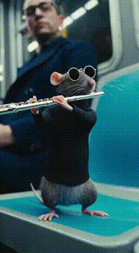 AI generated video: Jazz Flute NYC Subway