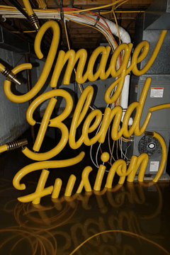 AI generated video: blend the cable into the flooded basement seamlessly, the yellow cables are…