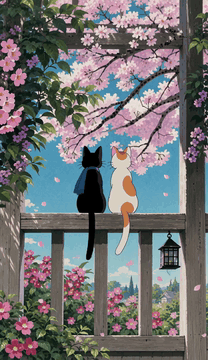 AI generated video: cats.