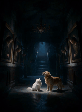 AI generated video: Create a 5-second cinematic, photorealistic supernatural mystery video based…