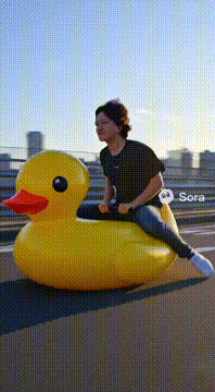 AI generated video: 🚗💨🦆 「Rubberduck Run — 風より速く、笑いながら。」 誰もが一度は夢見たはずだ。 “ありえないものが、完璧にありえるように動く世界”を。…