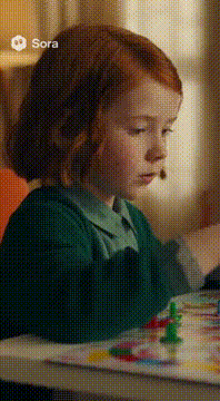 AI generated video: Similar to queen’s gambit but it’s about a little girl who’s brilliant at…