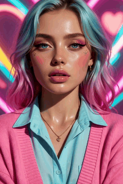 AI generated video: closeup basety style, sexy, realistic, photo shoot, professional, high…