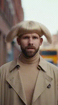 AI generated video: A surreal, cinematic shampoo commercial in a realistic world. Every character…