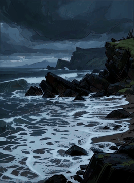 AI generated video: This video is shot in RSNature style animation with defined yet rough sketch…