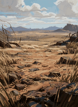 AI generated video: This video is shot in RSNature style animation with defined yet rough sketch…