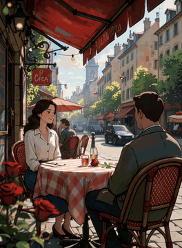 AI generated video: This video is shot in RSNature style animation with defined yet rough sketch…