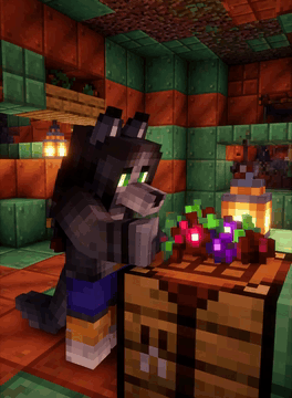 AI generated video: Mancerift1, This is a digital, blocky-style, Minecraft style. An…
