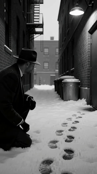 AI generated video: integrated_multimodal_description: [0s-2s] Semi-realistic black-and-white film…