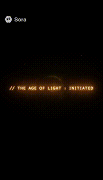 AI generated video: The Age of Light They called it light… but it was always mine.
