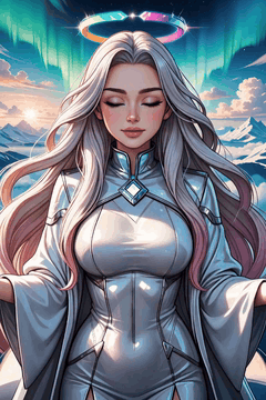 AI generated video: beautiful woman closeup, middle shot, long hair, Gradient Smoky Eye, detailed…