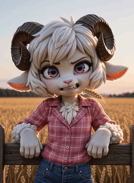 AI generated video: style: High-end stylized 3D CG with semi-realistic video-game aesthetic…