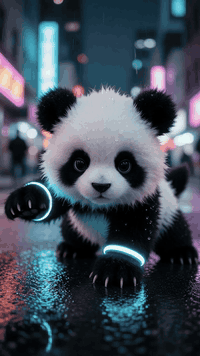 AI generated video: Photorealistic high-fantasy urban dance macro photo. Dynamic low-angle…