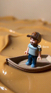 AI generated video: Replace them with @idksterlingofficial mini Figures (mad from Plastik and…