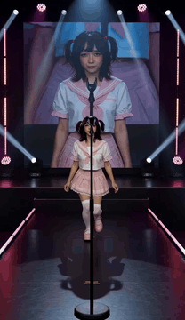 AI generated video: subject_definitions: <Subject 1> is the young woman shown in <Picture 1>, a 20…