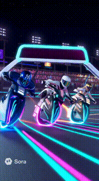 Видео, сгенерированное нейросетью: @sssdion @ijustine @the.5.action.series futuristic uno wheel super sport race…