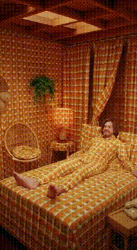 AI generated video: Pub Utica Fabrics (1975)