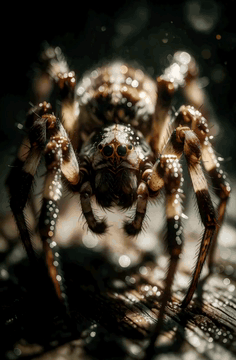 AI generated video: A wanted dead or alive poster of a spider named spider with reward value of…