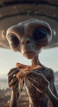 AI generated video: Extraterrestrial Takeout