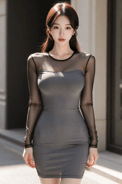 AI generated video: A beautiful woman is walking slowly in the street, My hair is fluttering in the…