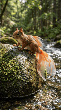 AI generated video: Single continuous tracking shot, elegant fantasy creature motion, ABSOLUTELY…