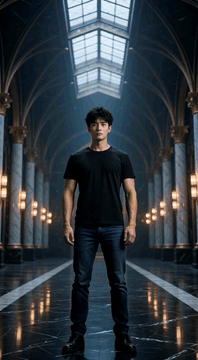 AI generated video: High-budget live-action science-fiction cinematic transformation, 9:16 portrait…