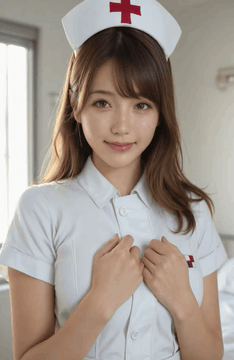 AI generated video: Begin the video with a focus on the nurse's serene expression. Slowly animate…