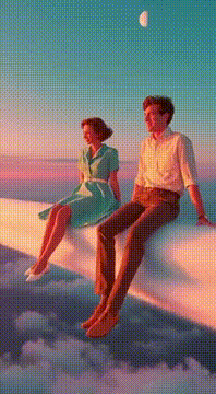 AI generated video: dreamy