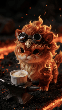 AI generated video: Single continuous cinematic macro static shot with slow zoom-in, culinary…