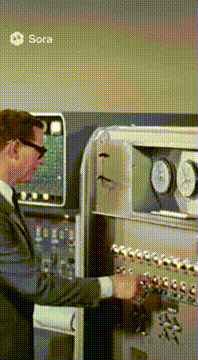 AI generated video: “The Future Is Now!” — a 1960s-style corporate promotional film showcasing…