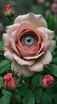 AI generated video: EYE OF THE ROSE