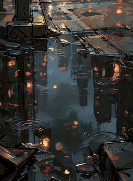 AI generated video: This video is shot in RSNature style animation with defined yet rough sketch…