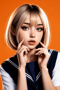 AI generated video: Dolly Kei aesthetic, , , HDR, professional, studio quality, highres, detailed…
