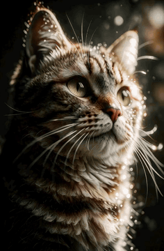 AI generated video: A wanted dead or alive poster of a cat named Bob the Cat with reward value of…