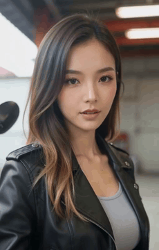AI generated video: A captivating and beautiful woman, maintaining her signature look, slowly…