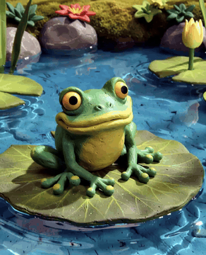 AI generated video: integrated_multimodal_description: [Shot 1] Claymation, stop-motion animation…