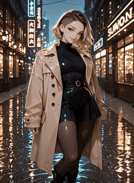AI generated video: masterpiece, best quality, absurdres, 1girl, solo, young woman, fair skin…