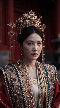 AI generated video: Make a 10-sec 9:16 cinematic wuxia drama, with solo dialog of the Subject…