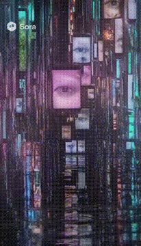AI generated video: you are content