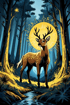 AI generated video: A colossal forest of spiraling glass trees swaying in golden wind, each leaf…