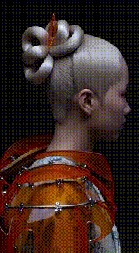 AI generated video: I like the fan hair best. How about you?