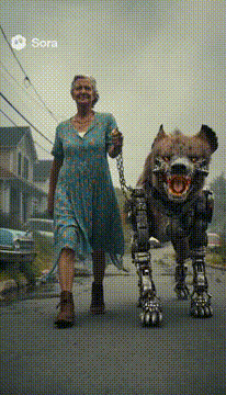 AI generated video: The Walk