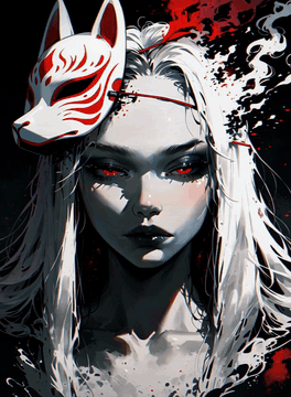 AI generated video: Animate this image. Keep the exact art style, palette and framing: graphic ink…
