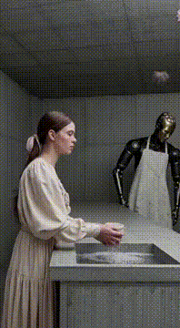 AI generated video: Working hard
