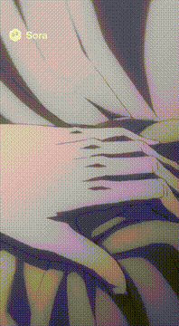 AI generated video: A 10-second stream-of-consciousness montage — porcelain whites and deep onyx…