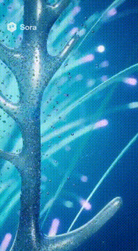AI generated video: Tidal Circuit — “The Cyber-Reef That Learned to Bloom” Scene: An underwater…