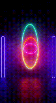 AI generated video: Neon Ellipse