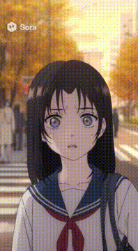 AI generated video: To her, the world seems to be falling apart (cracks appear in the ground…