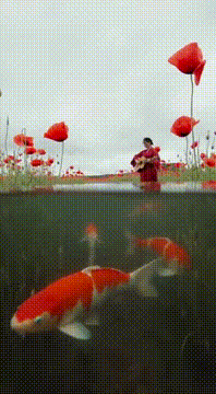 AI generated video: 🎸Her Guitar Storm Call⚡️ Resolution: 4K Ultra HD Aspect Ratio: 2.39:1…